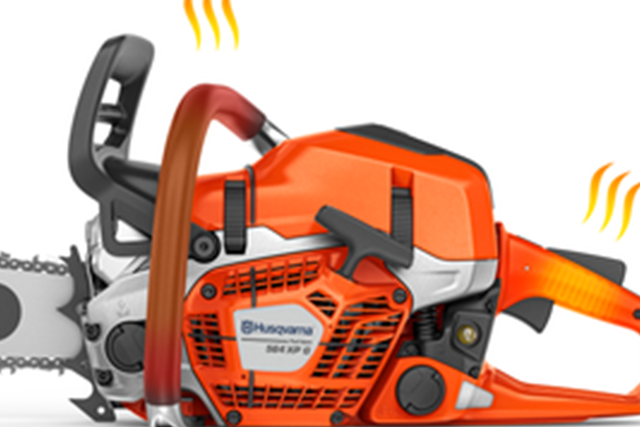 Vyhrievané rukoväte udržia vašu produktivitu Husqvarna